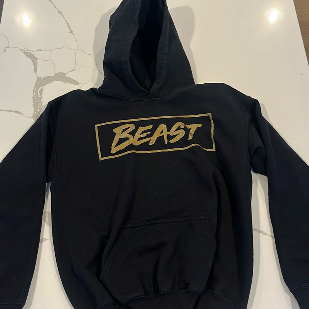 Mr. Beast black and gold Sweatshirt